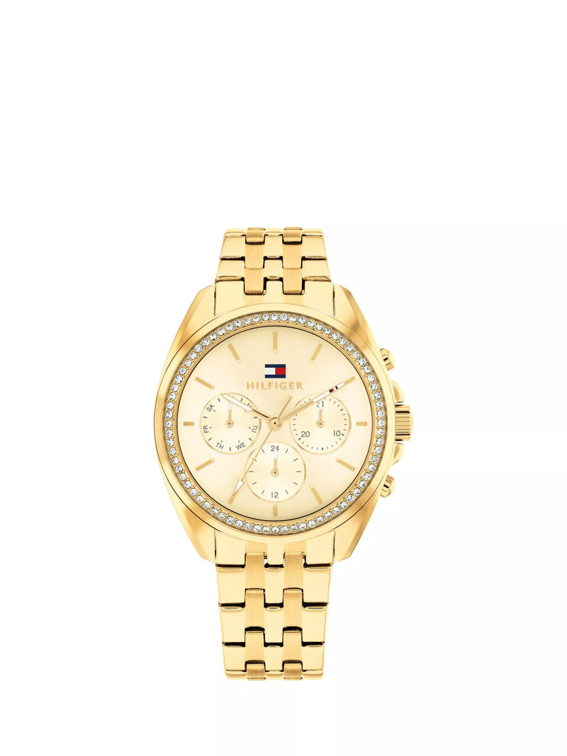 Tommy Hilfiger Women's Stainless Steel Crystal Bracelet Strap Watch