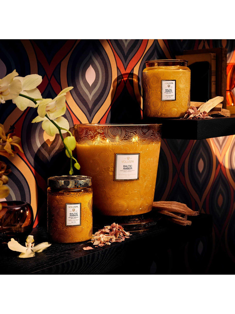 Voluspa Baltic Amber five wick candle 3.5kg, imported from the UK