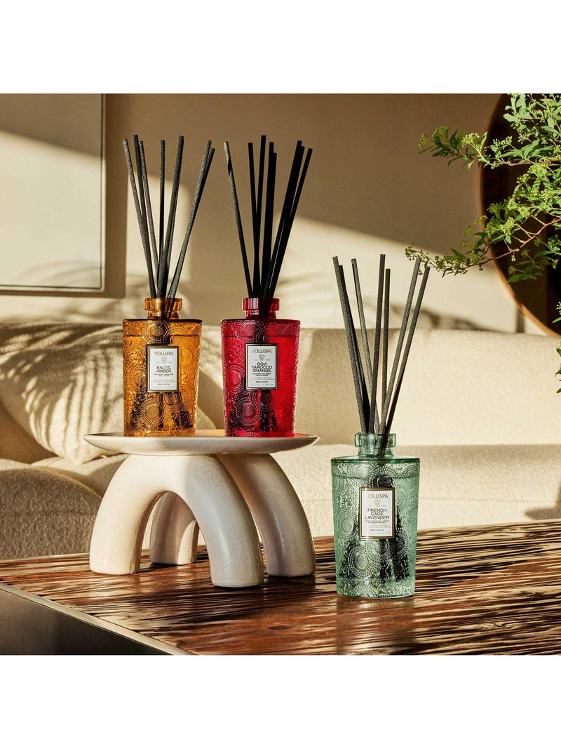 Voluspa Baltic Amber reed diffuser 500ml, imported from the UK
