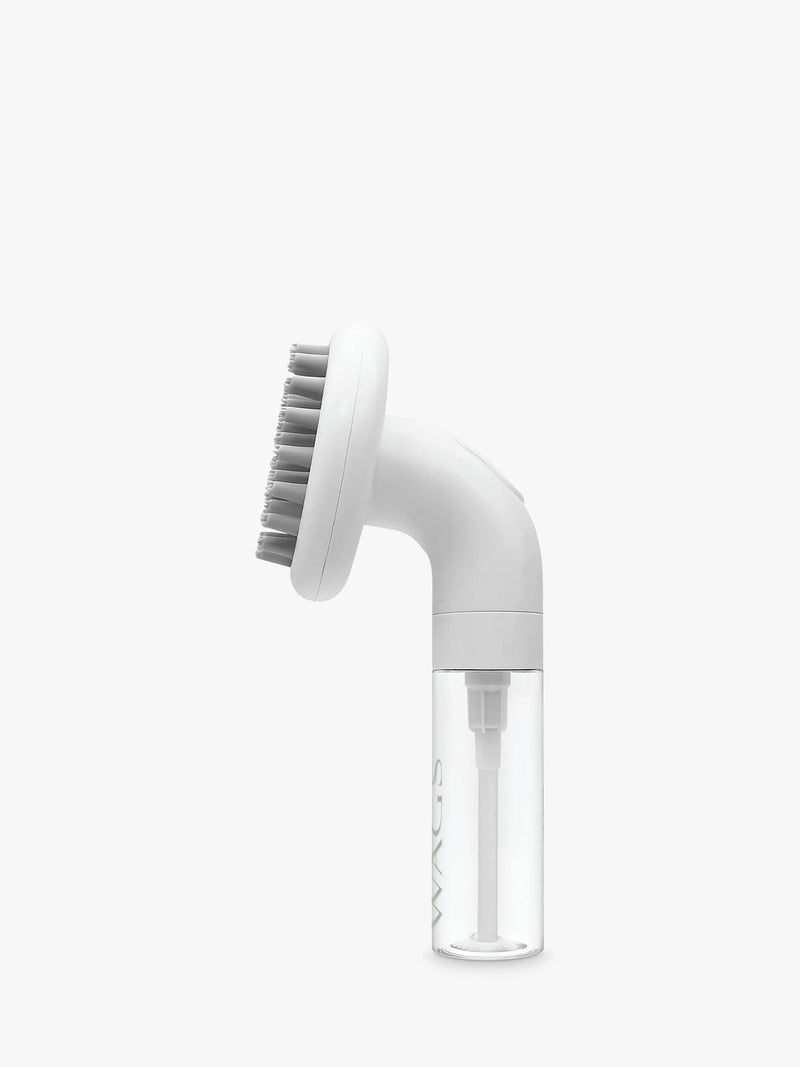 WAGS dog massage brush white (British brand)