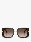 Dolce & Gabbana square sunglasses brown frame gradient lenses - British product
