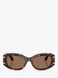 Dolce & Gabbana oval sunglasses Havana/Brown polyamide lenses, UK version