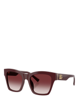 John Lewis Dolce & Gabbana DG4512 Women's Square Sunglasses, Bordeaux/Red Gradient- Buy online at McGrocer