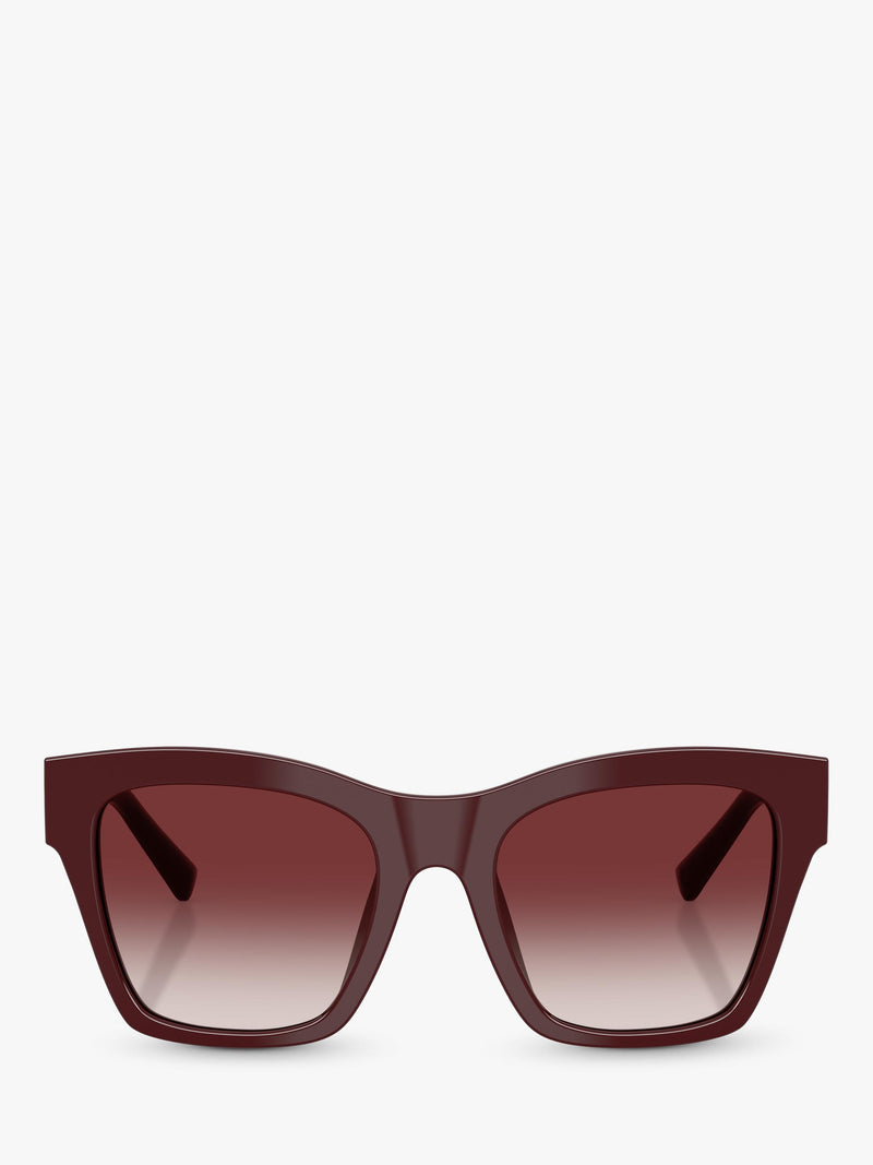 Dolce & Gabbana square sunglasses bordeaux/red gradient 53mm, imported from the UK