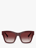 Dolce & Gabbana square sunglasses bordeaux/red gradient 53mm, imported from the UK