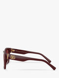 Dolce & Gabbana square sunglasses bordeaux/red gradient 53mm, imported from the UK