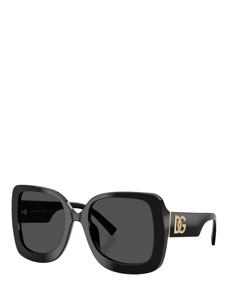 Dolce Gabbana square sunglasses black grey - British product