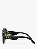 Dolce Gabbana square sunglasses black grey - British product