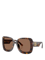 John Lewis Dolce & Gabbana Women's Square Sunglasses Havana/Brown- Buy online at McGrocer