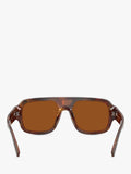 Dolce & Gabbana men's square sunglasses dark brown, imported from the UK