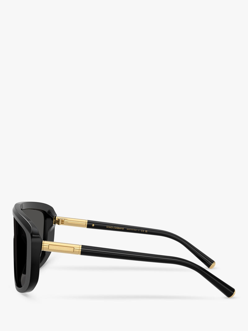 Dolce & Gabbana rectangular sunglasses black - British product