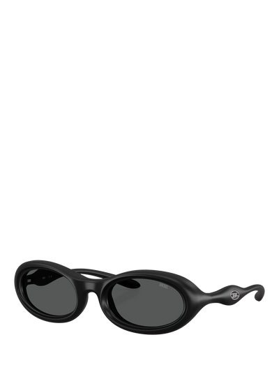 John Lewis Diesel DL3011 Unisex Oval Sunglasses, Matte Black/Grey- Buy online at McGrocer