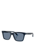 Emporio Armani polarised square sunglasses blue acetate - British product