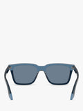 Emporio Armani polarised square sunglasses blue acetate - British product