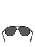 Emporio Armani aviator sunglasses black frame 57mm, UK version