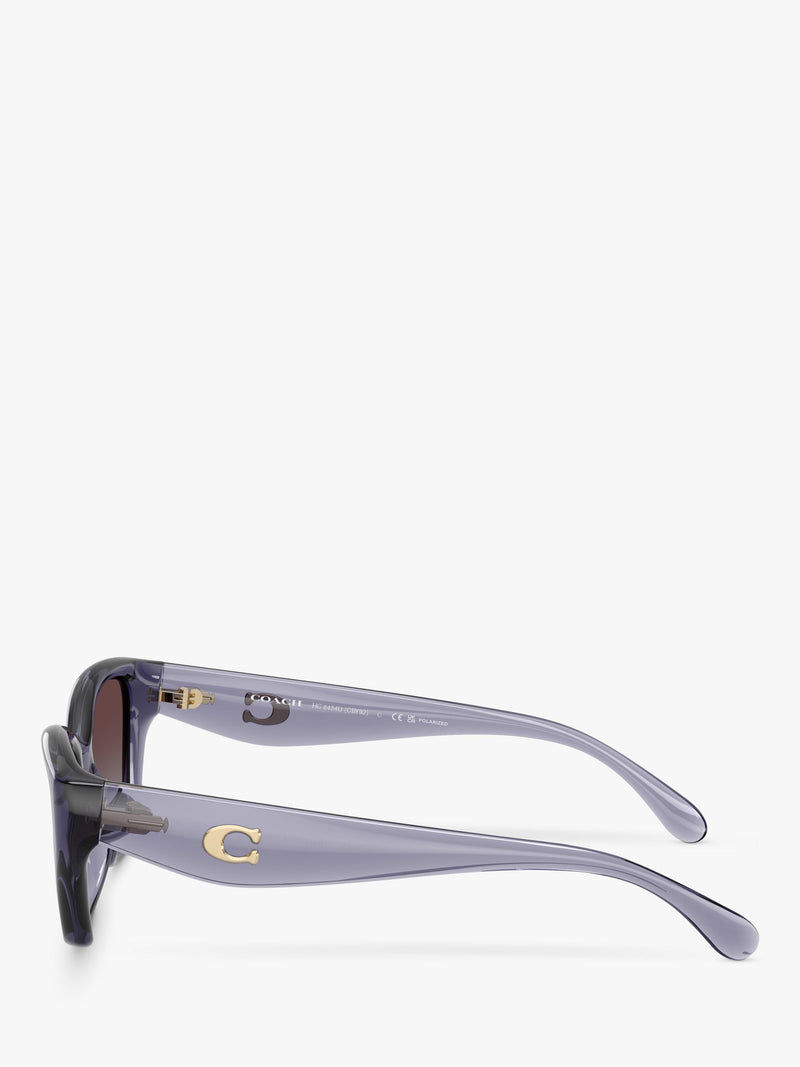 Coach polarised gradient irregular sunglasses 53mm (British brand)