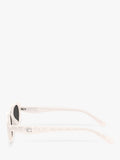 Coach women's oval sunglasses white frame grey lens 54mm, UK version