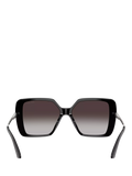 Jimmy Choo square sunglasses black grey gradient - British product