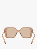 Jimmy Choo women's square sunglasses brown acetate 55mm (British brand)