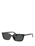 Jimmy Choo women's rectangular sunglasses black - British product
