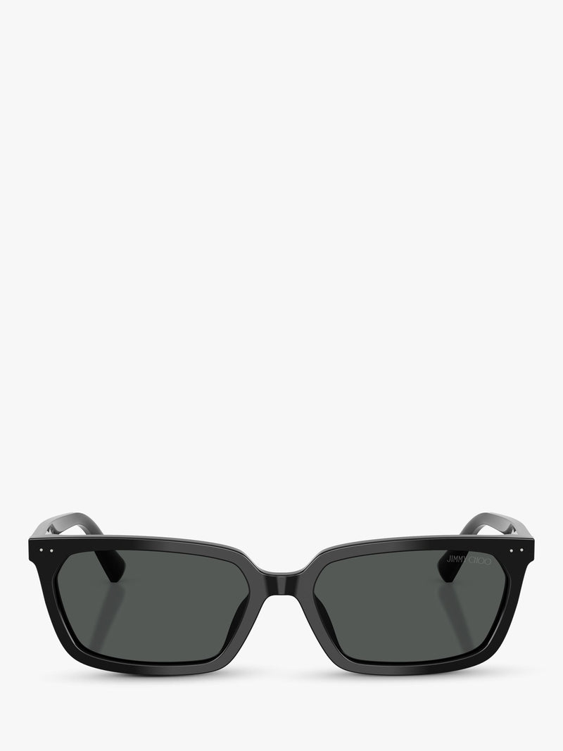 Jimmy Choo women's rectangular sunglasses black - British product