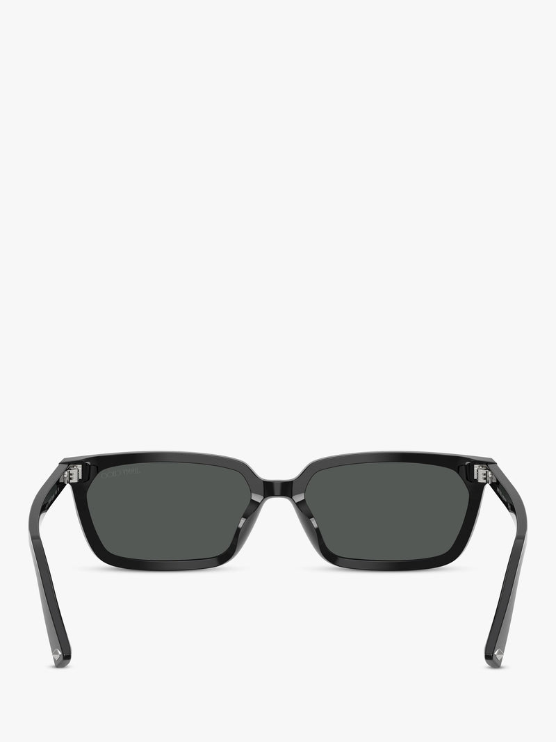Jimmy Choo women's rectangular sunglasses black - British product