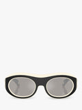 Moncler oval sunglasses butter 54mm - British product