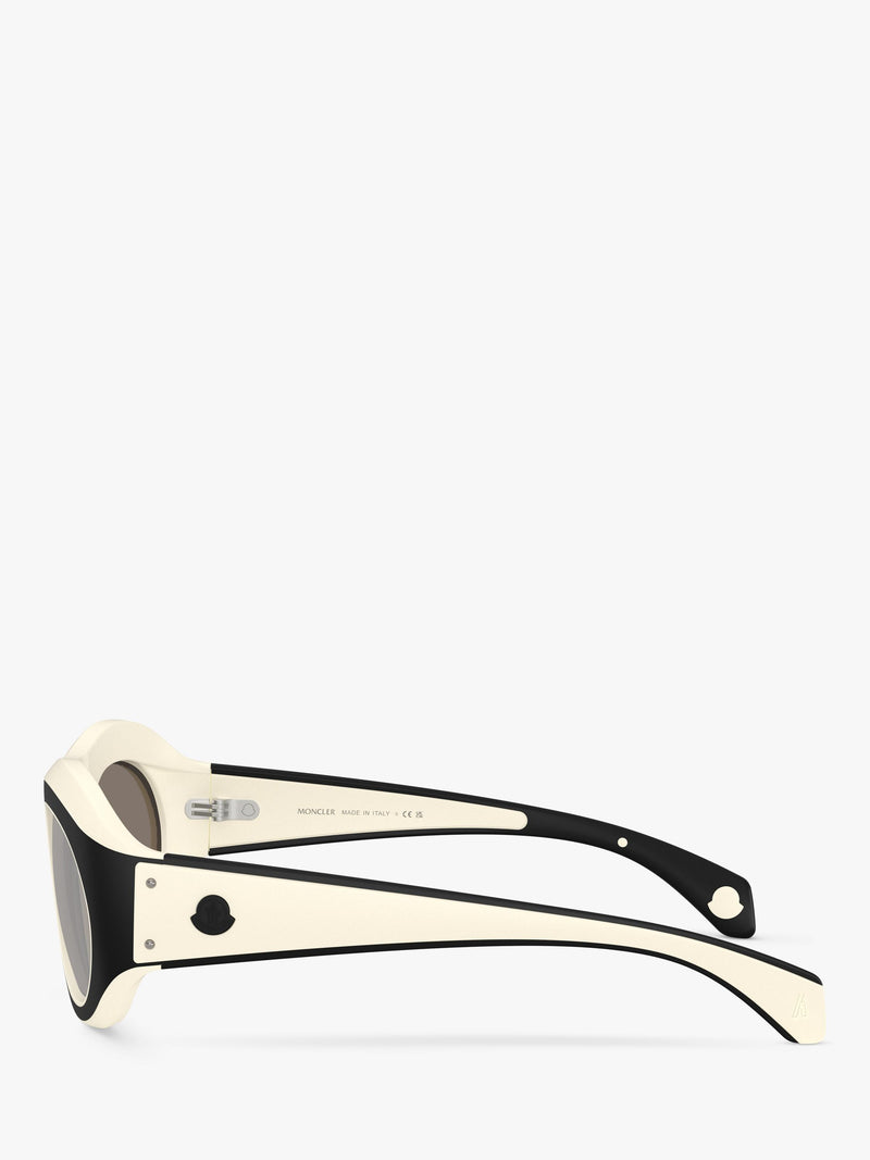 Moncler oval sunglasses butter 54mm - British product
