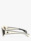 Moncler oval sunglasses butter 54mm - British product