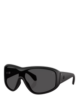 John Lewis Moncler ME8016 Unisex Oval Sunglasses, Matte Black- Buy online at McGrocer