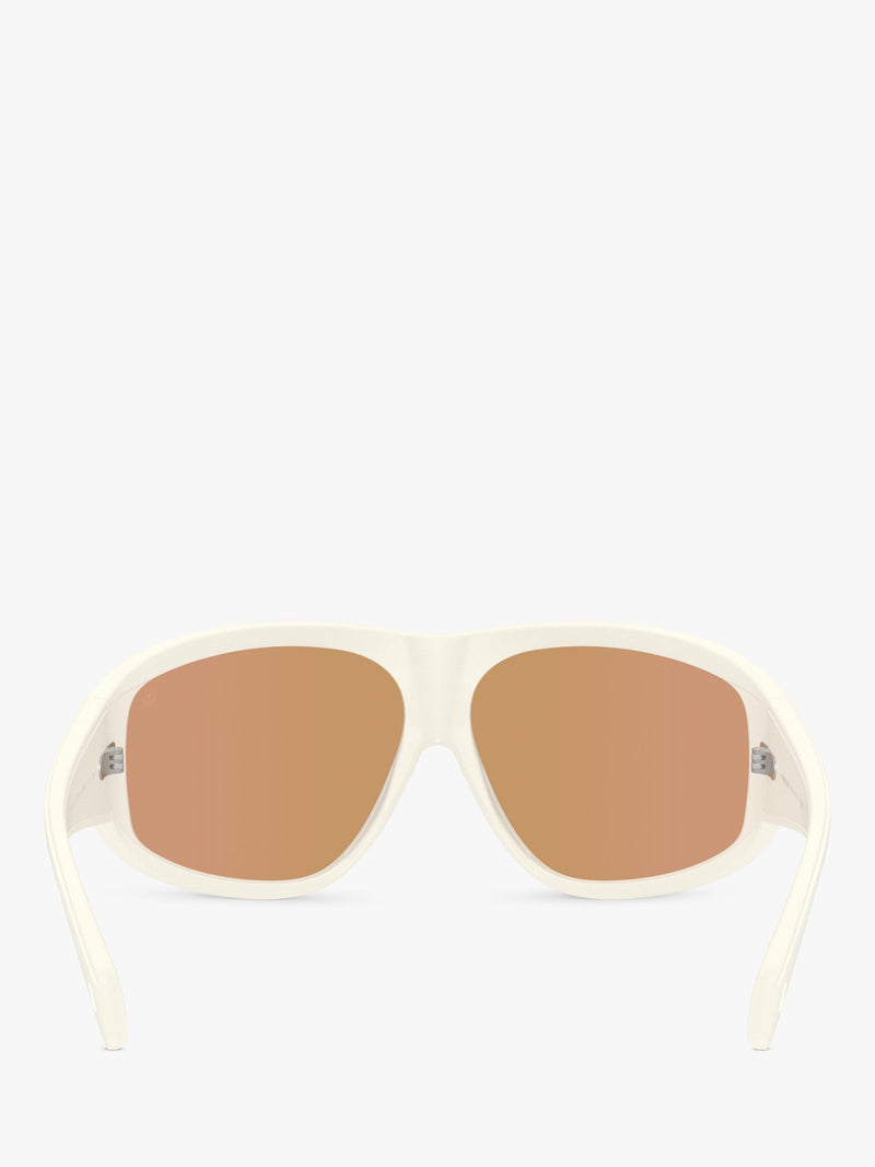 Moncler wrap sunglasses vanilla white frame, imported from the UK