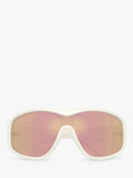 Moncler wrap sunglasses vanilla white frame, imported from the UK