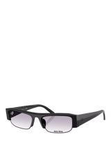 John Lewis Miu Miu Women's Rectangular Sunglasses Black/Grey- Buy online at McGrocer
