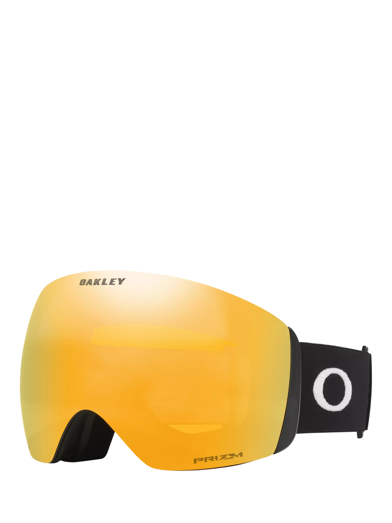 Oakley OO7050 wrap sunglasses matte black mirror yellow - British product