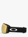 Oakley OO7050 wrap sunglasses matte black mirror yellow - British product