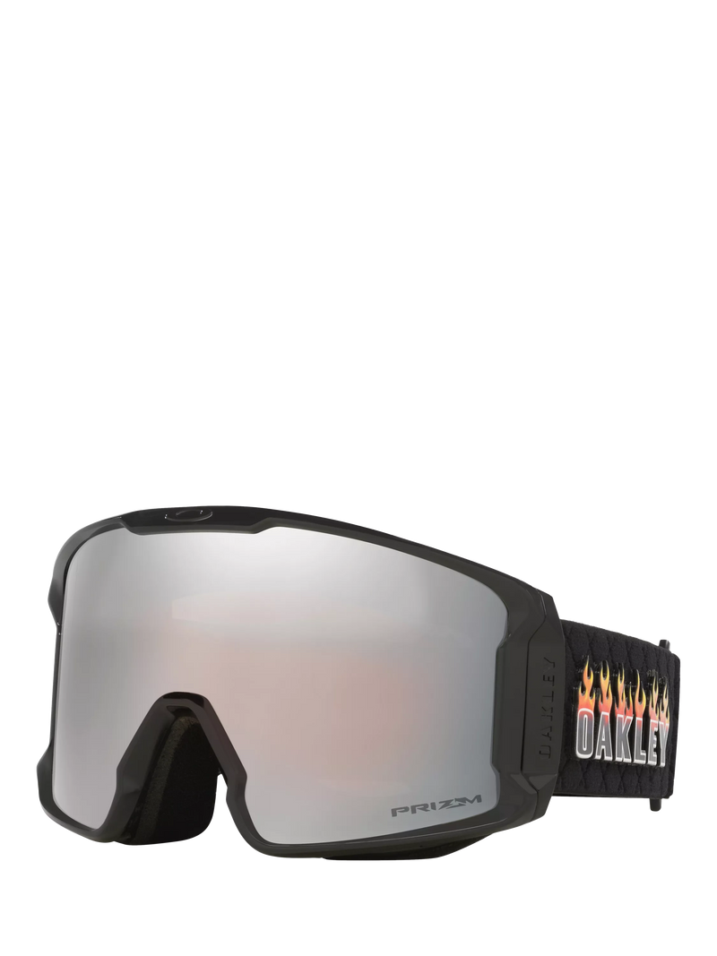 Oakley OO7070 irregular sunglasses black silver 55mm (British brand)