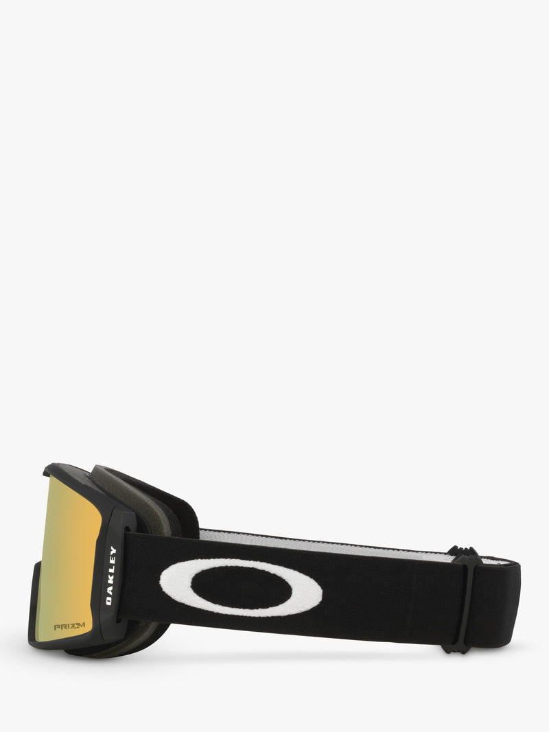 Oakley wrap sunglasses matte black mirror yellow 55mm - British product