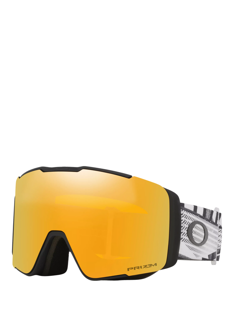 Oakley irregular sunglasses black gold mirrored 55mm, imported from the UK