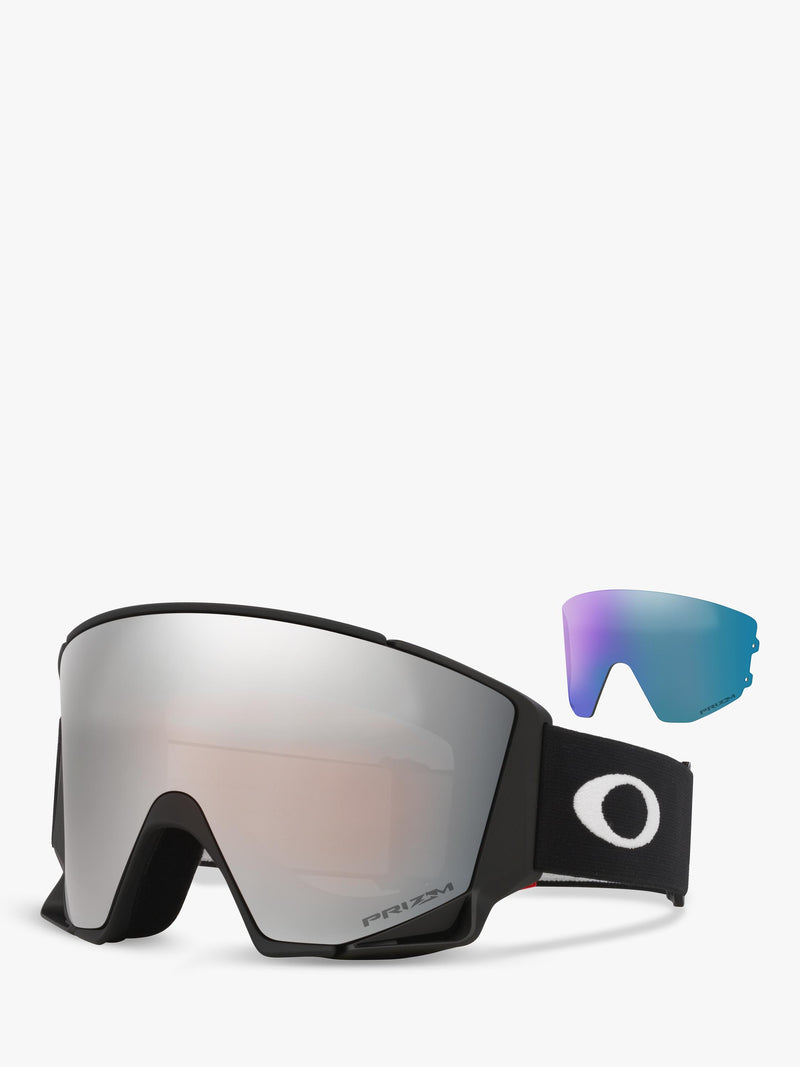 Oakley OO7145 irregular sunglasses matte black silver, UK version
