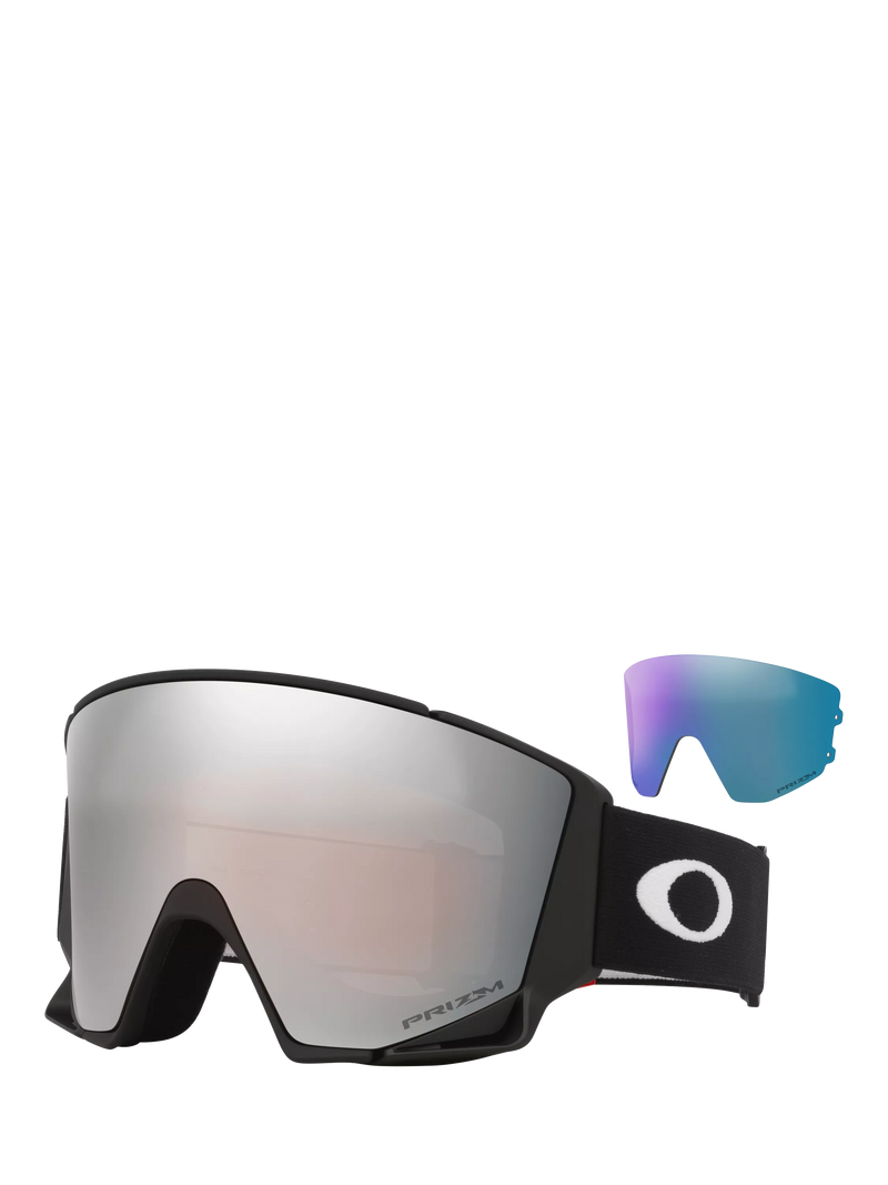 Oakley OO7145 irregular sunglasses matte black silver, UK version