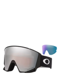 Oakley OO7145 irregular sunglasses matte black silver, UK version