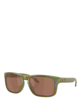 John Lewis Oakley OO9102 Men's Polarised Square Sunglasses Fern Spacedust/Brown- Buy online at McGrocer
