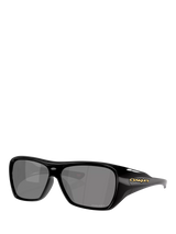 John Lewis Oakley OO949 Unisex Rectangular Sunglasses Polished Black/Grey- Buy online at McGrocer