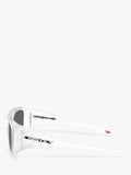 Oakley OO9492 rectangular sunglasses matte clear grey lenses, UK version