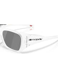 Oakley OO9492 rectangular sunglasses matte clear grey lenses, UK version