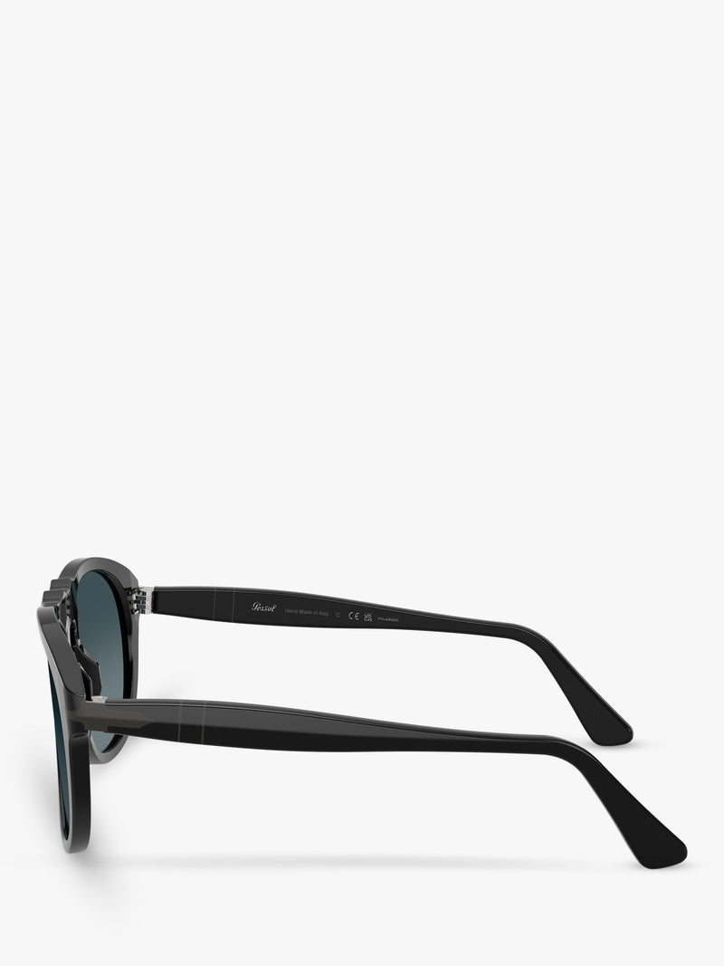 Persol aviator polarized sunglasses black blue - British product