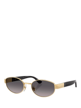 John Lewis Persol PO1024 Unisex Oval Sunglasses, Gold- Buy online at McGrocer