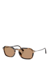 John Lewis Persol PO3381 Unisex Phantos Sunglasses Black/Brown- Buy online at McGrocer