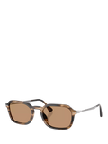 Persol Phantos unisex sunglasses black/brown 54mm, UK version