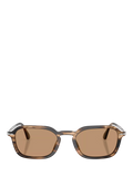 Persol Phantos unisex sunglasses black/brown 54mm, UK version